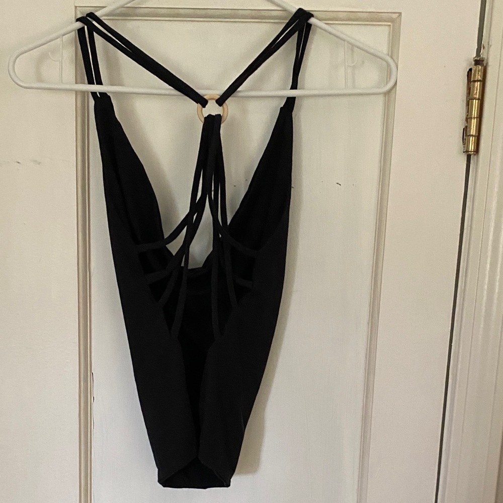 Rasa Apparel Hemp Strappy Halter Top - Picture 2 of 5